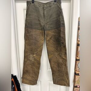 Filson Double Tin Waxed Canvas Pants Size 34